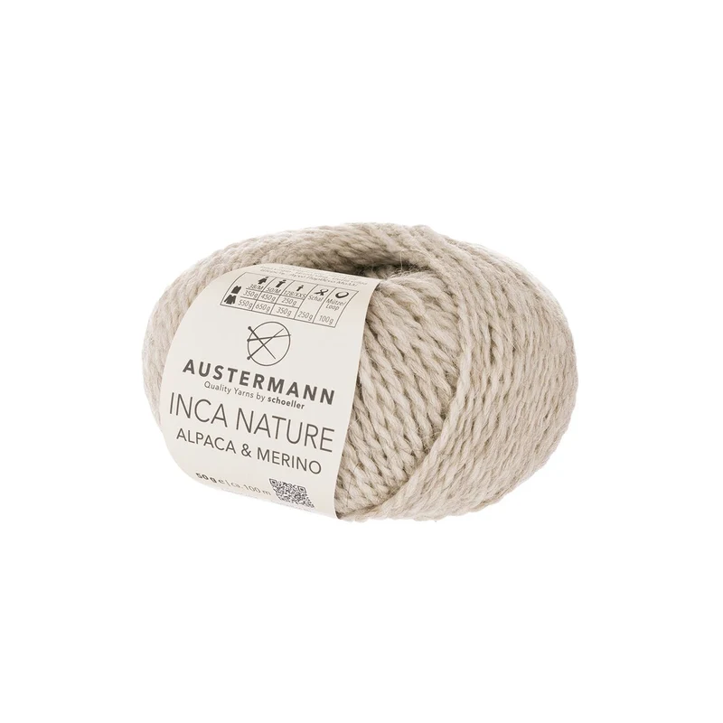 Inca Nature | Alpaka & Merino | 02 - Beige meliert
