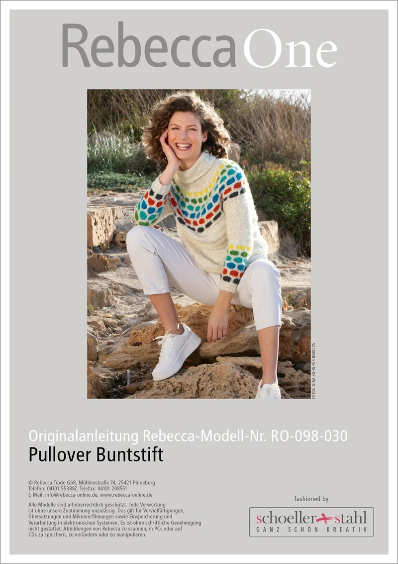 Anleitung - Pullover Buntstift