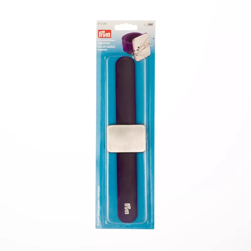 Armnadelkissen magnetisch pflaumenblau