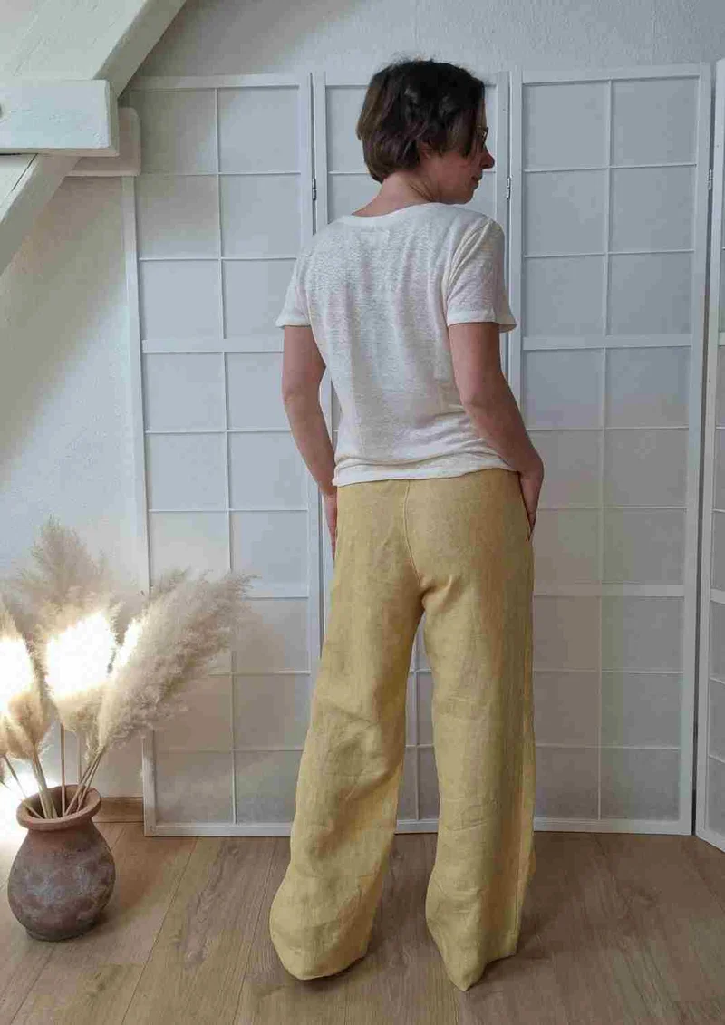 Culotte aus Leinen für Damen "Eibe"