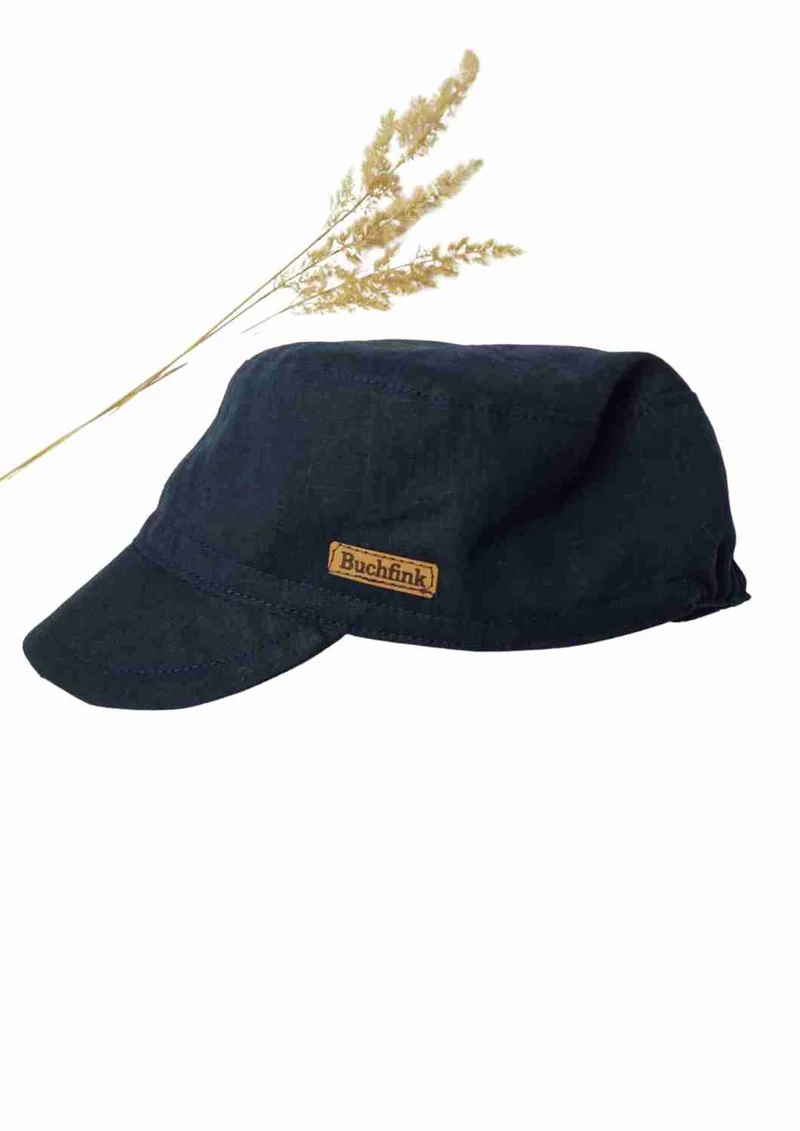Michelmütze aus Leinen "Wiesenknopf"