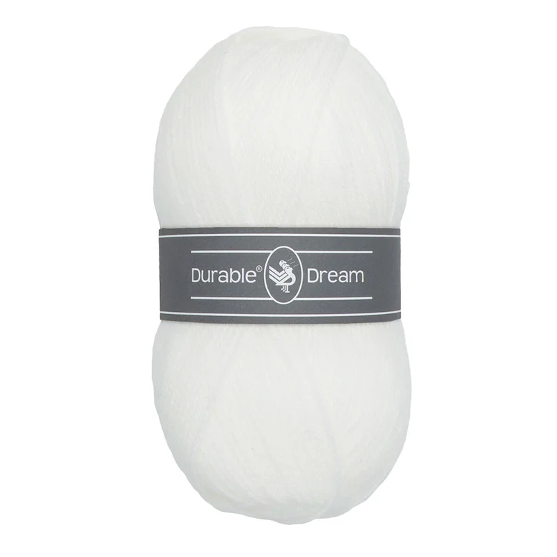 Durable Dream 310 White Strick- und Häkelgarn