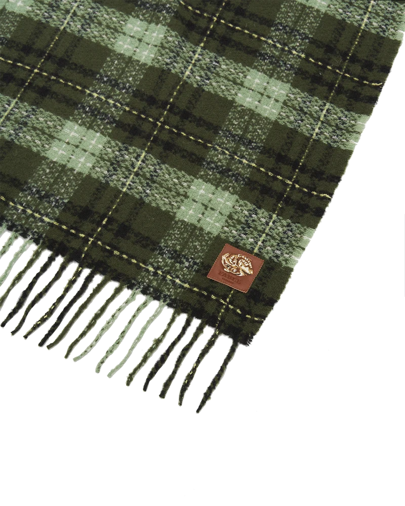 Boucle Scarf in Green