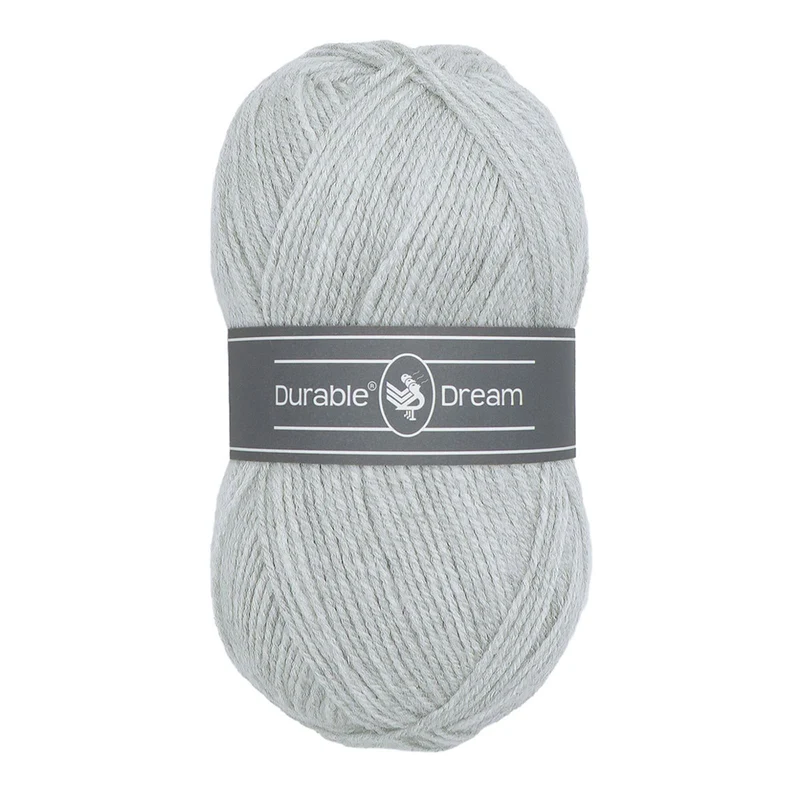 Durable Dream 2228 Silbergrau – Garn zum Stricken und Häkeln