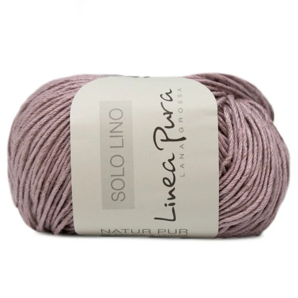 Lana Grossa Solo Lino 039 Antikviolett