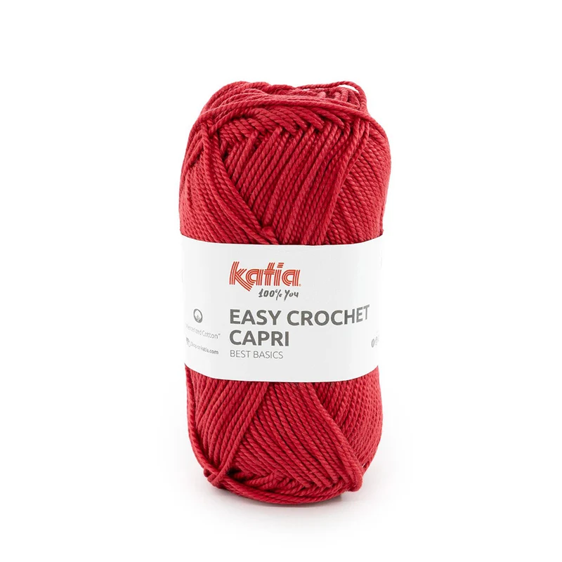 Katia Easy Crochet Capri 121 Rot