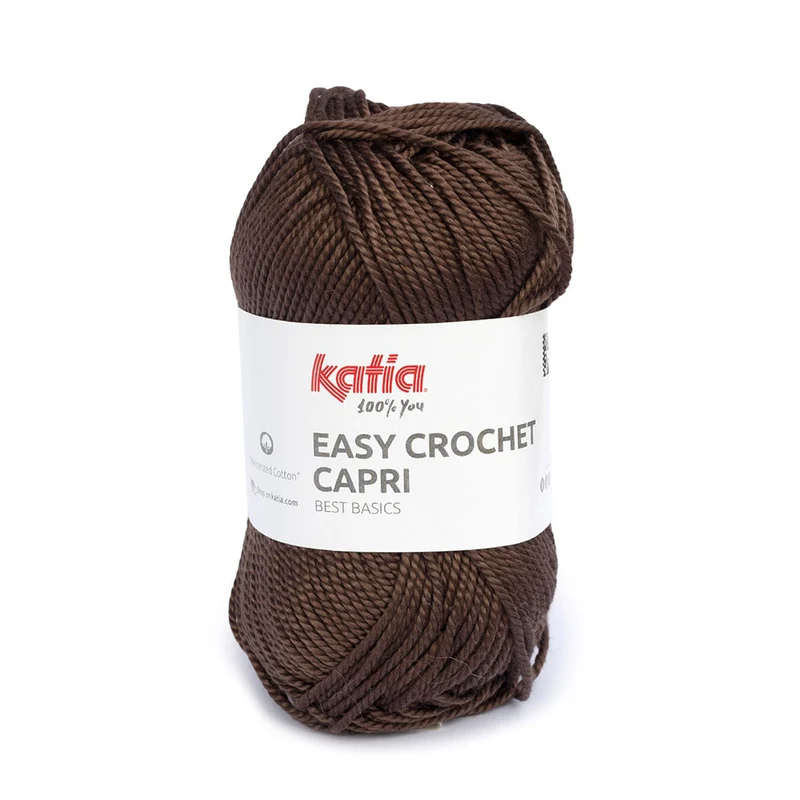Katia Easy Crochet Capri 103 Schokoladenbraun