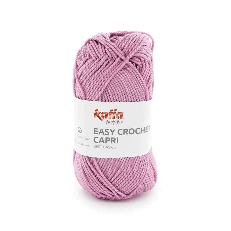 Katia Easy Crochet Capri 120 Kaugummi-Rosa