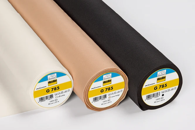 Gewebeeinlage Vlieseline ® G 785 schwarz - elastisch