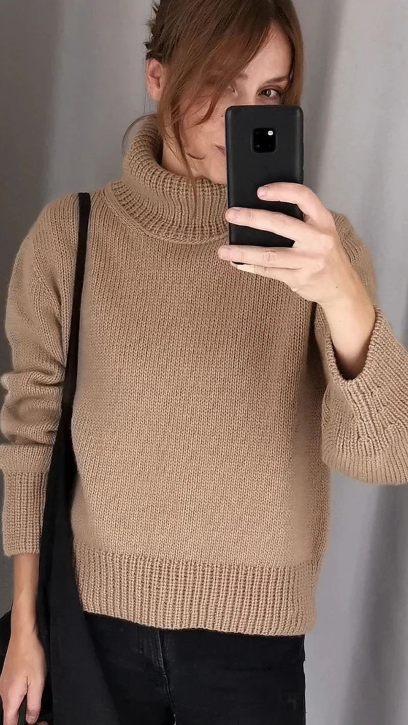 Maxime Sweater - THE MERRY MERINO 110 - Strickset