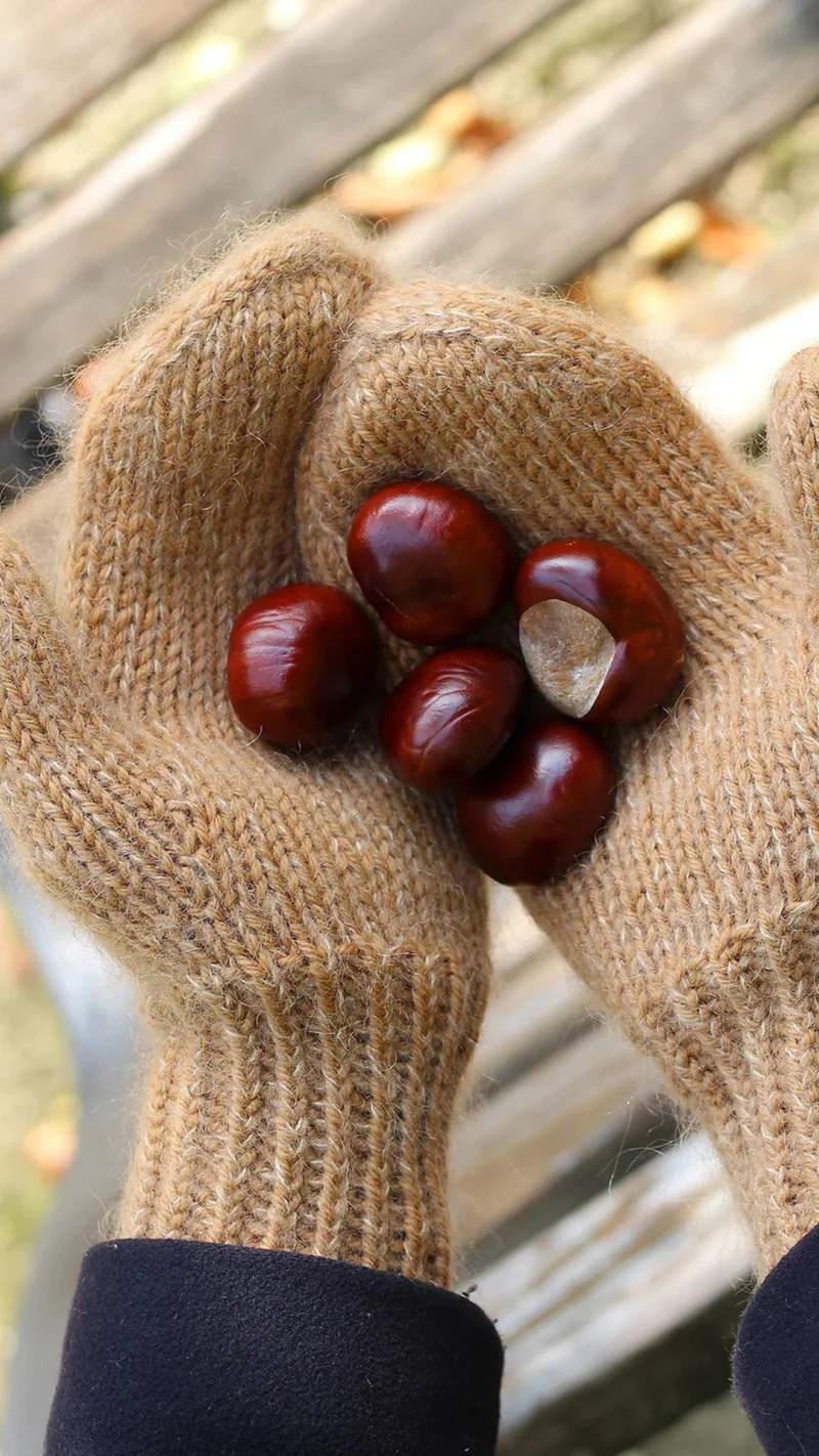Basic Mittens - THE MERRY MERINO 110 & SILKY KID - Strickset