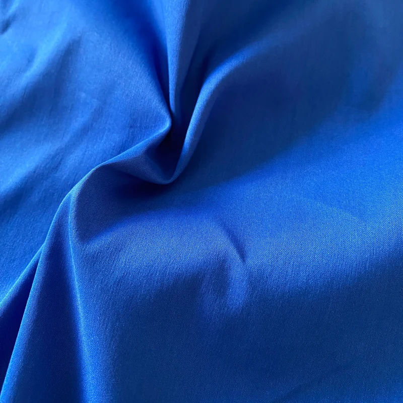 No. 1319 Baumwoll Poplin Stretch blau | 0,90m