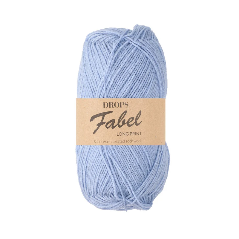 DROPS Fabel Uni Colour 117 Hellblau