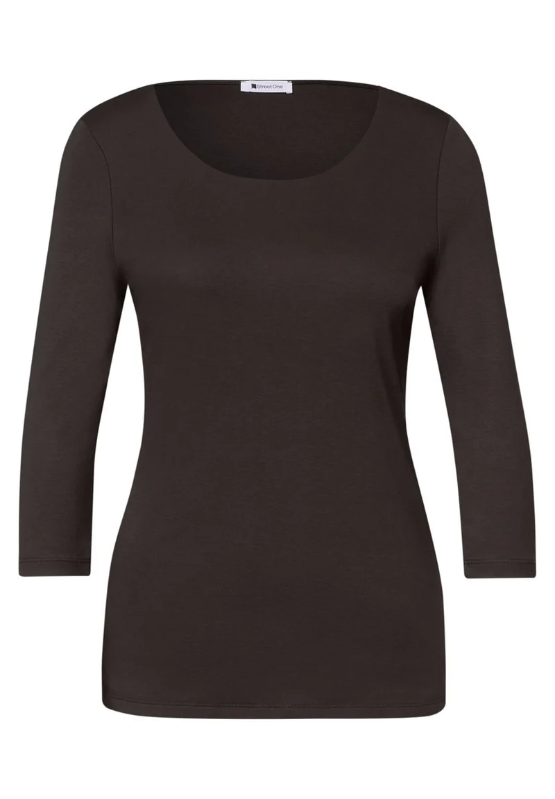 Basic T-Shirt mit 3/4 Arm