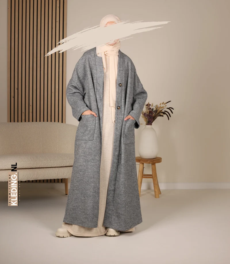 Essential Winter-Kimono Akemi Grey Melée