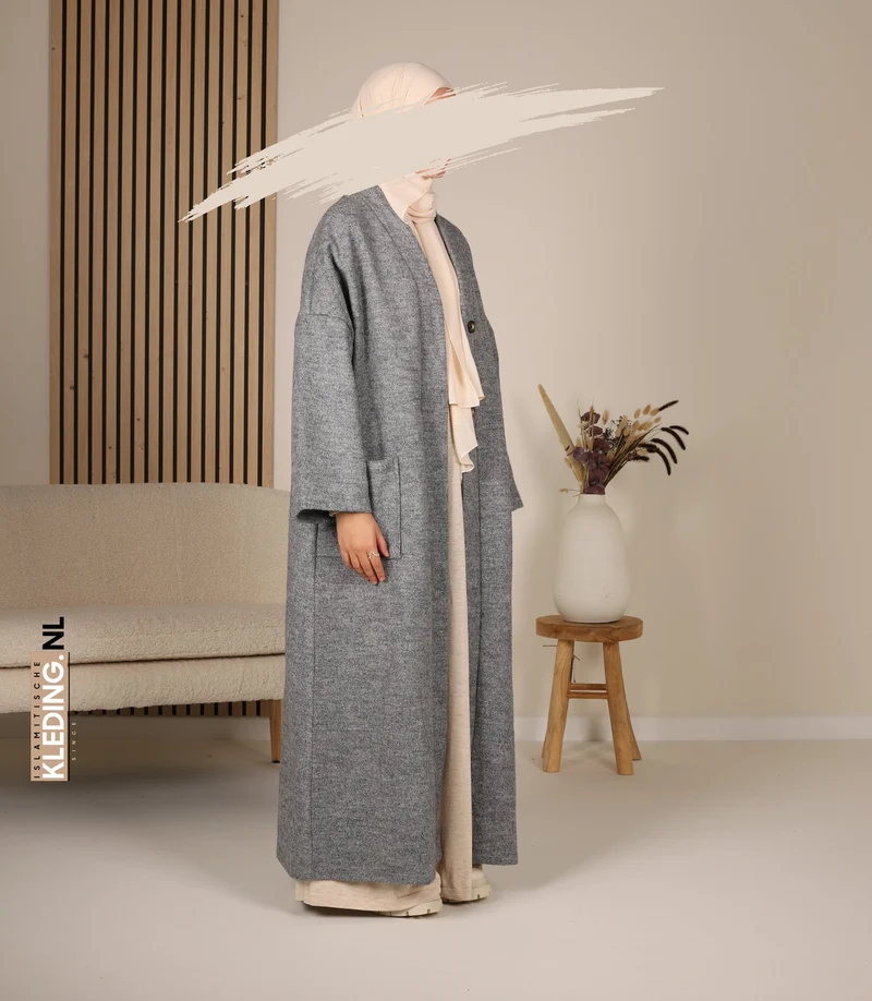 Essential Winter-Kimono Akemi Grey Melée