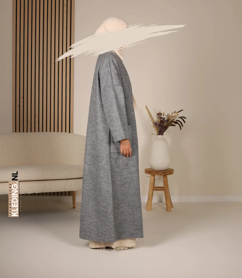 Essential Winter-Kimono Akemi Grey Melée