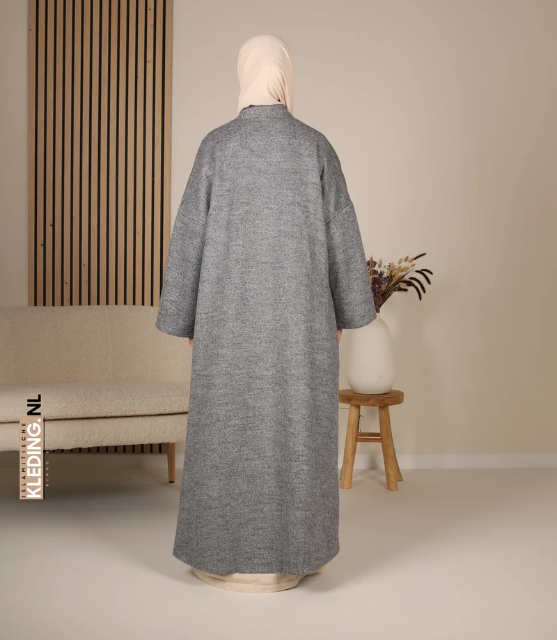 Essential Winter-Kimono Akemi Grey Melée