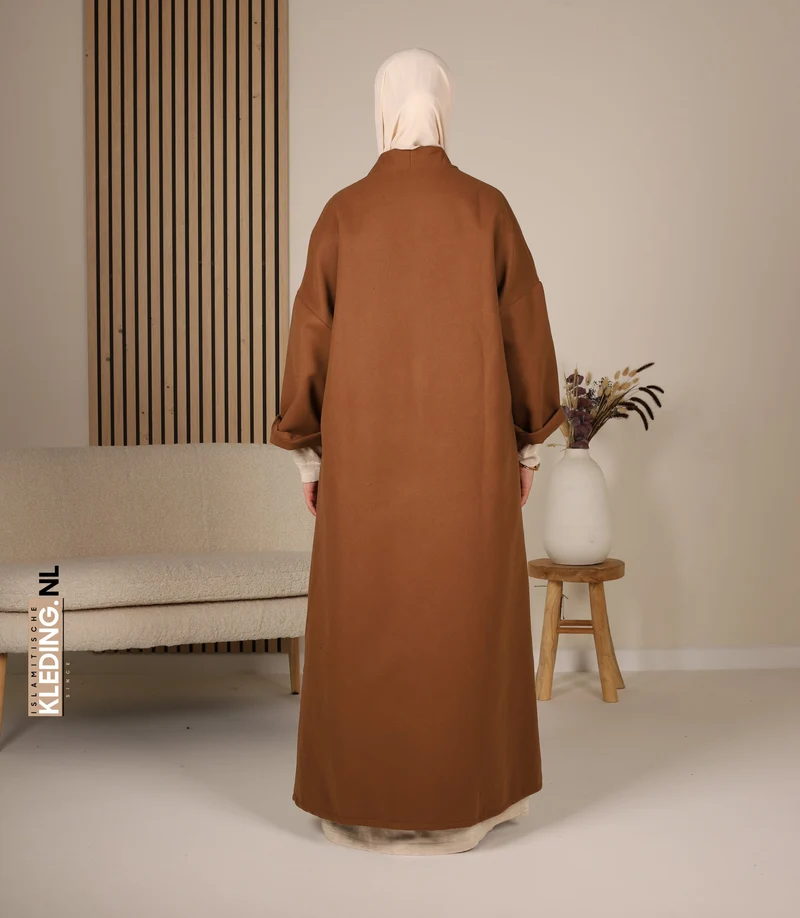 Unverzichtbarer Winter-Kimono Akemi Camel