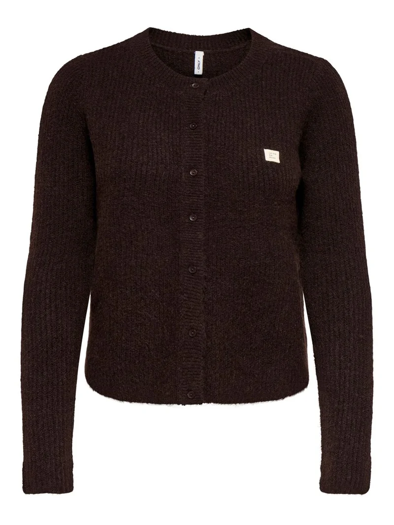 ONLVIGGA LS O-NECK BADGE CARDIGAN KNT