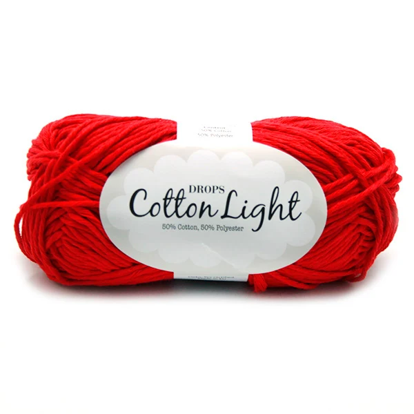 DROPS Cotton Light Uni Colour 032 Rot