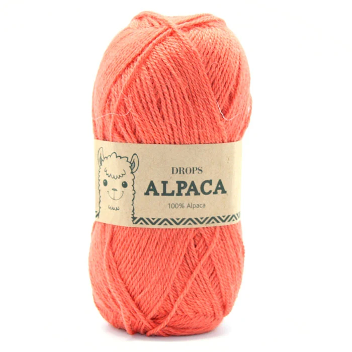 DROPS Alpaka Uni Colour 2915 Dusty Orange