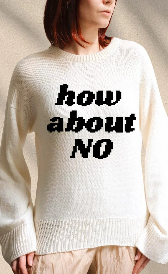 Studio Sweater mit deinem Wunsch-Motiv - The Merry Merino 140 GOTS - Strickset