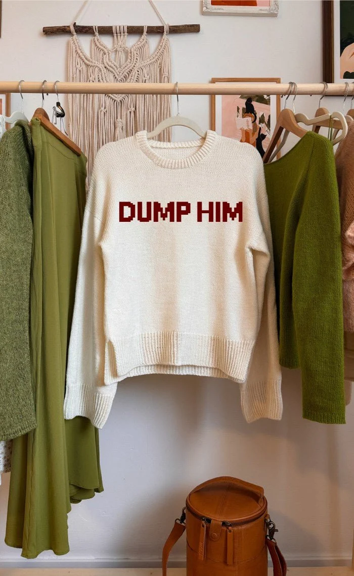 Studio Sweater mit deinem Wunsch-Motiv - The Merry Merino 140 GOTS - Strickset