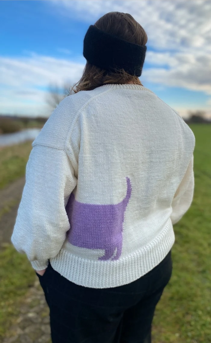 Studio Sweater mit deinem Wunsch-Motiv - The Merry Merino 140 GOTS - Strickset
