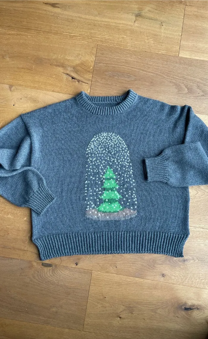 Studio Sweater mit deinem Wunsch-Motiv - The Merry Merino 140 GOTS - Strickset