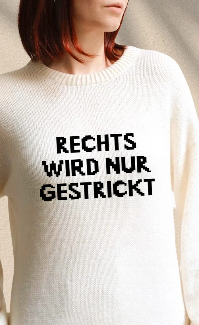 Studio Sweater mit deinem Wunsch-Motiv - The Merry Merino 140 GOTS - Strickset