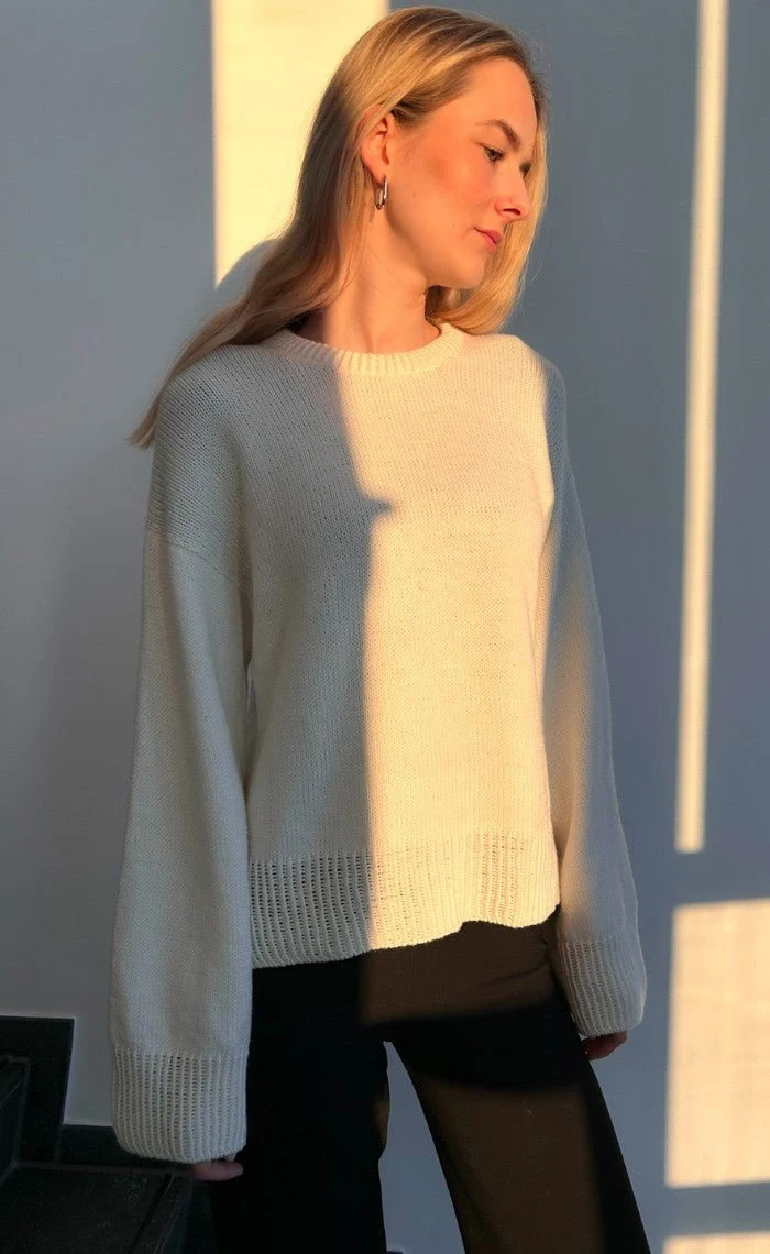 Studio Sweater mit deinem Wunsch-Motiv - The Merry Merino 140 GOTS - Strickset