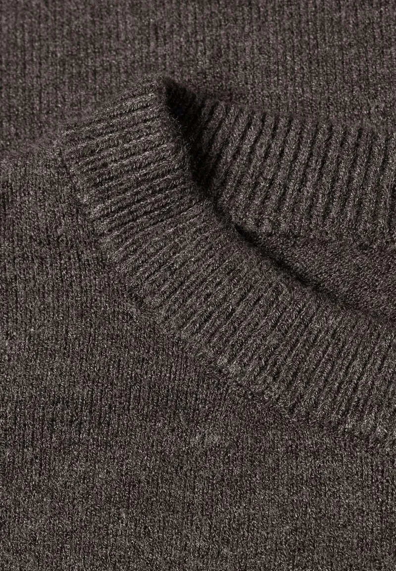 3/4-Arm Pullover mit Rundhals