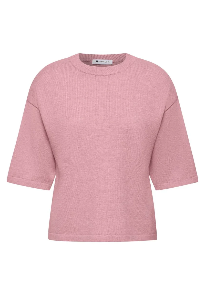 3/4-Arm Pullover mit Rundhals