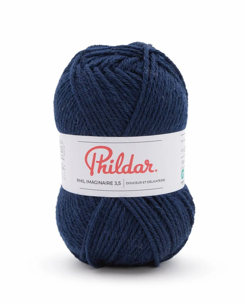 Phildar Phil Imaginaire 3,5 1446 Marineblau