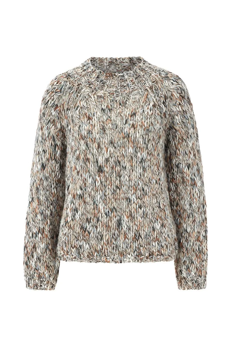 Multicoloured Mock Neck