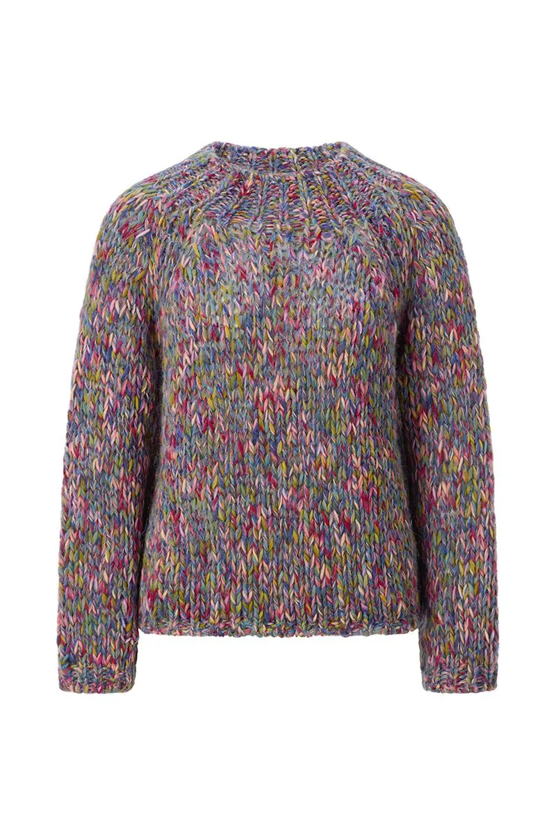 Multicoloured Mock Neck