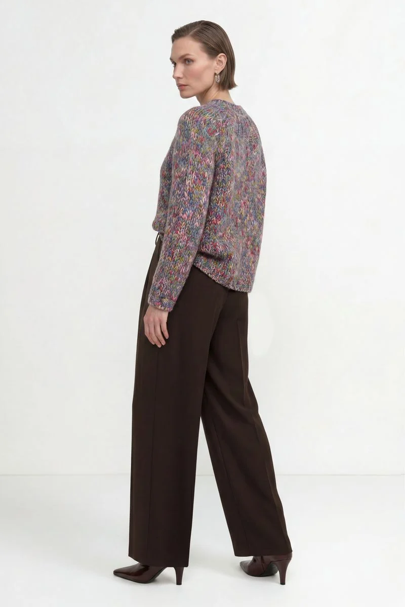 Multicoloured Mock Neck