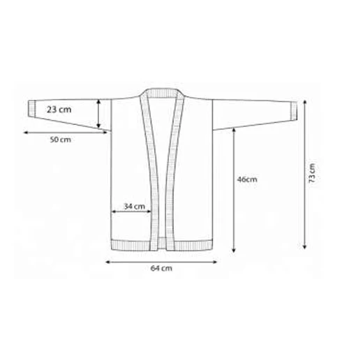 Knipmode – Oversized-Streifenpullover: Garn- und Strickpaket