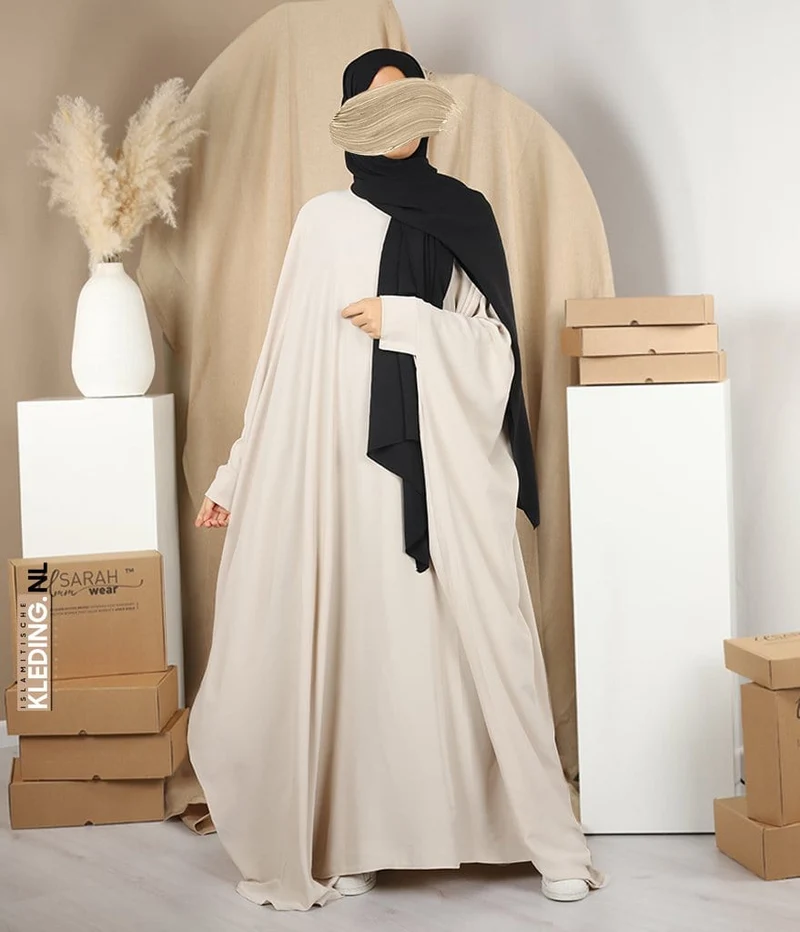 Noora Jaz Stretch-Schal – Schwarz
