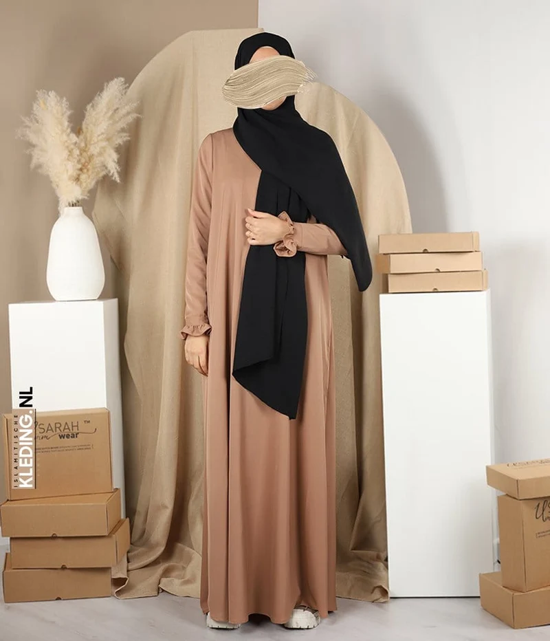 Noora Jaz Stretch-Schal – Schwarz