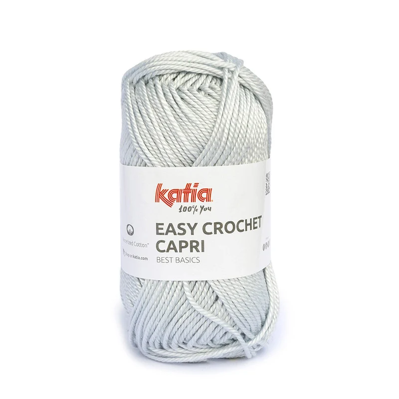 Katia Easy Crochet Capri 104 Hellgrau
