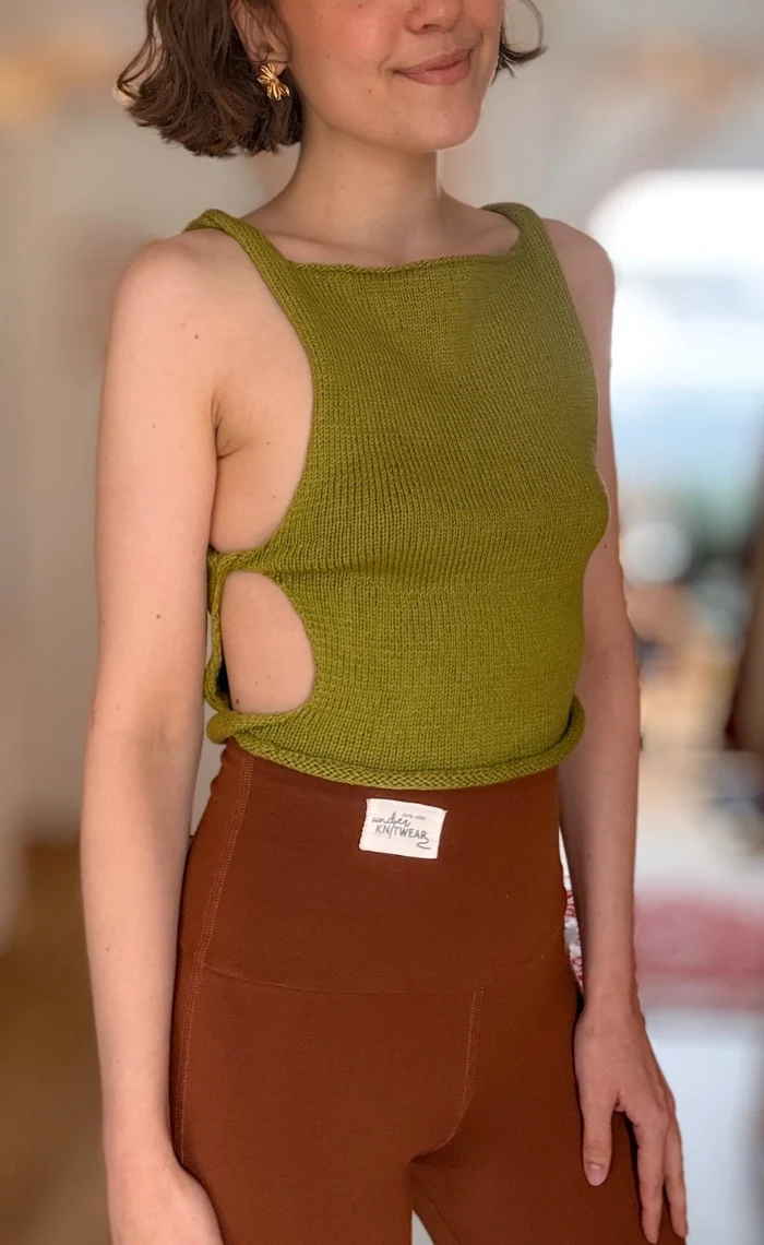 Twist Tanktop - CASHMERE CLASSIC - Strickset