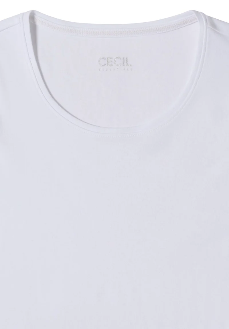 Basic Langarm Shirt mit Rundhals