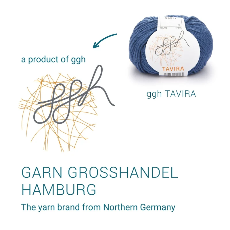 ggh Tavira | 100% Baumwolle | 80m/50g | 037 - Weiches Indigo