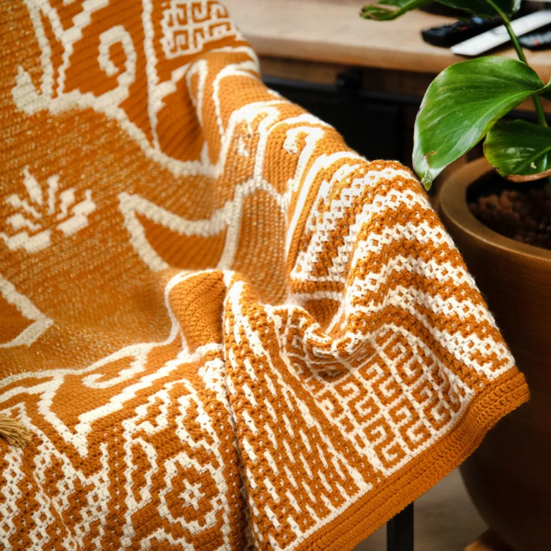 „Beaming Buddha“-Decke in Gold – Häkelpaket – CrazyCrochetCatlady