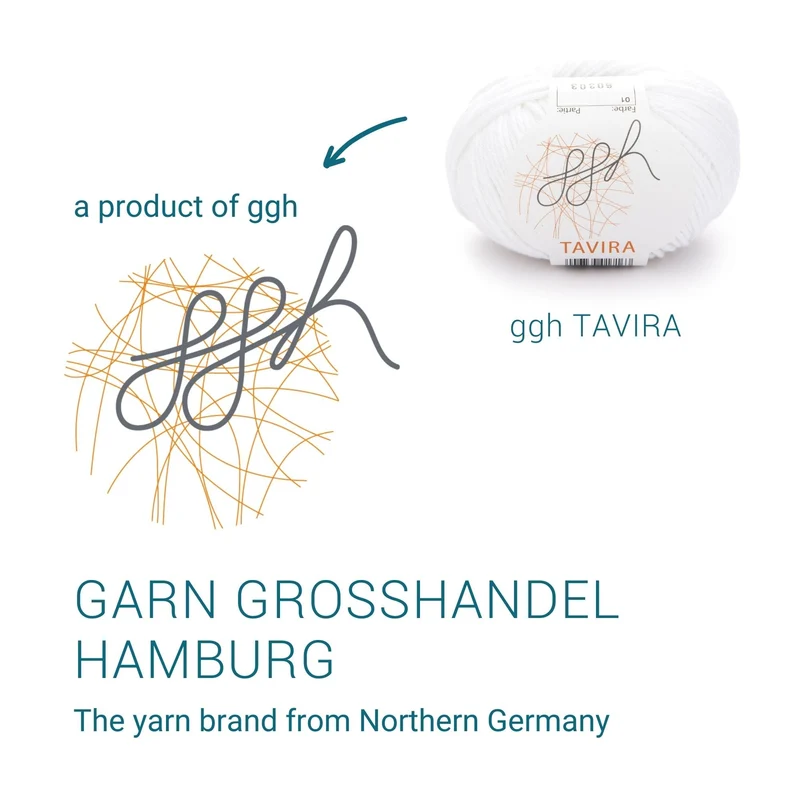 ggh Tavira | 100% Baumwolle | 80m/50g | 010 - Cremeweiß