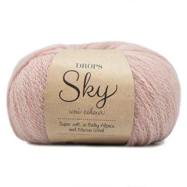 DROPS Sky Uni Colour 018 Puderrosa