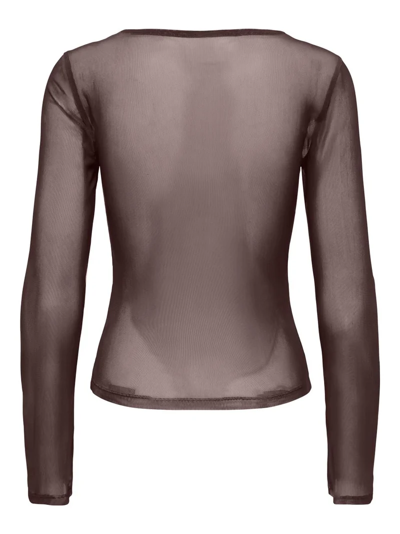 ONLNOX BOATNECK BELL L/S TOP JRS
