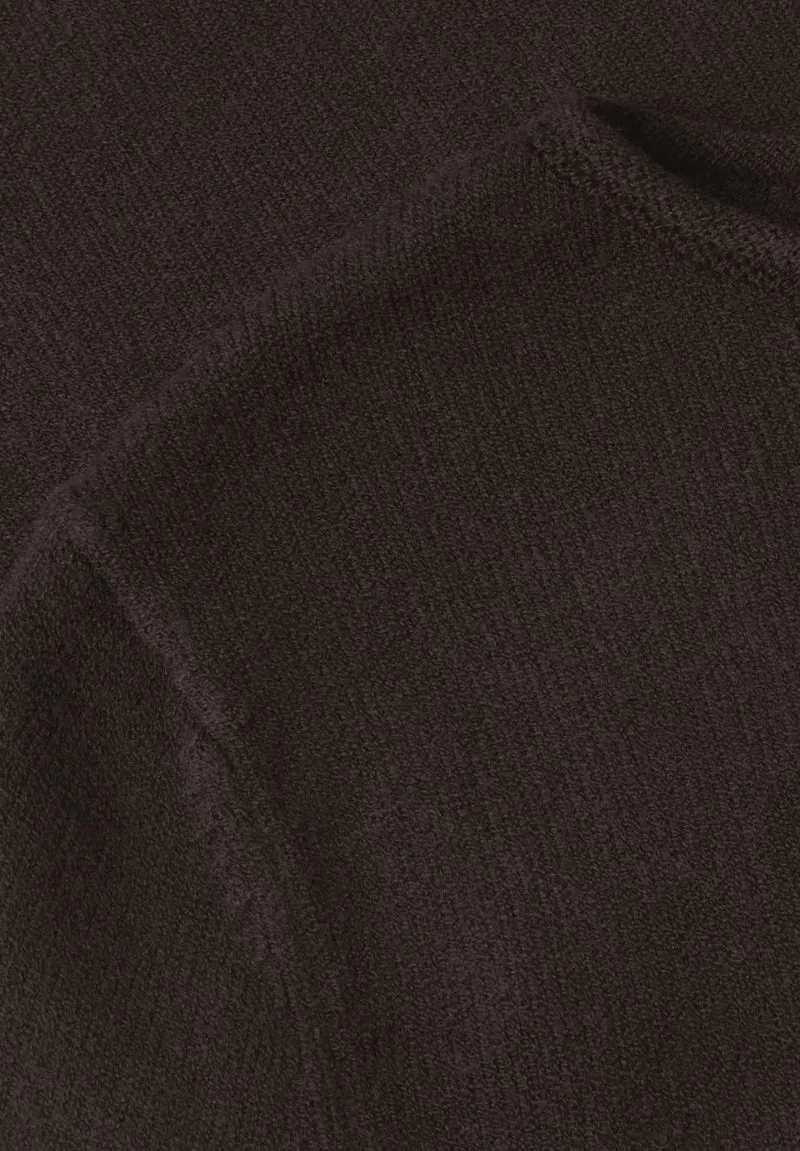 Pullover mit Boat Neck und Rollkanten
